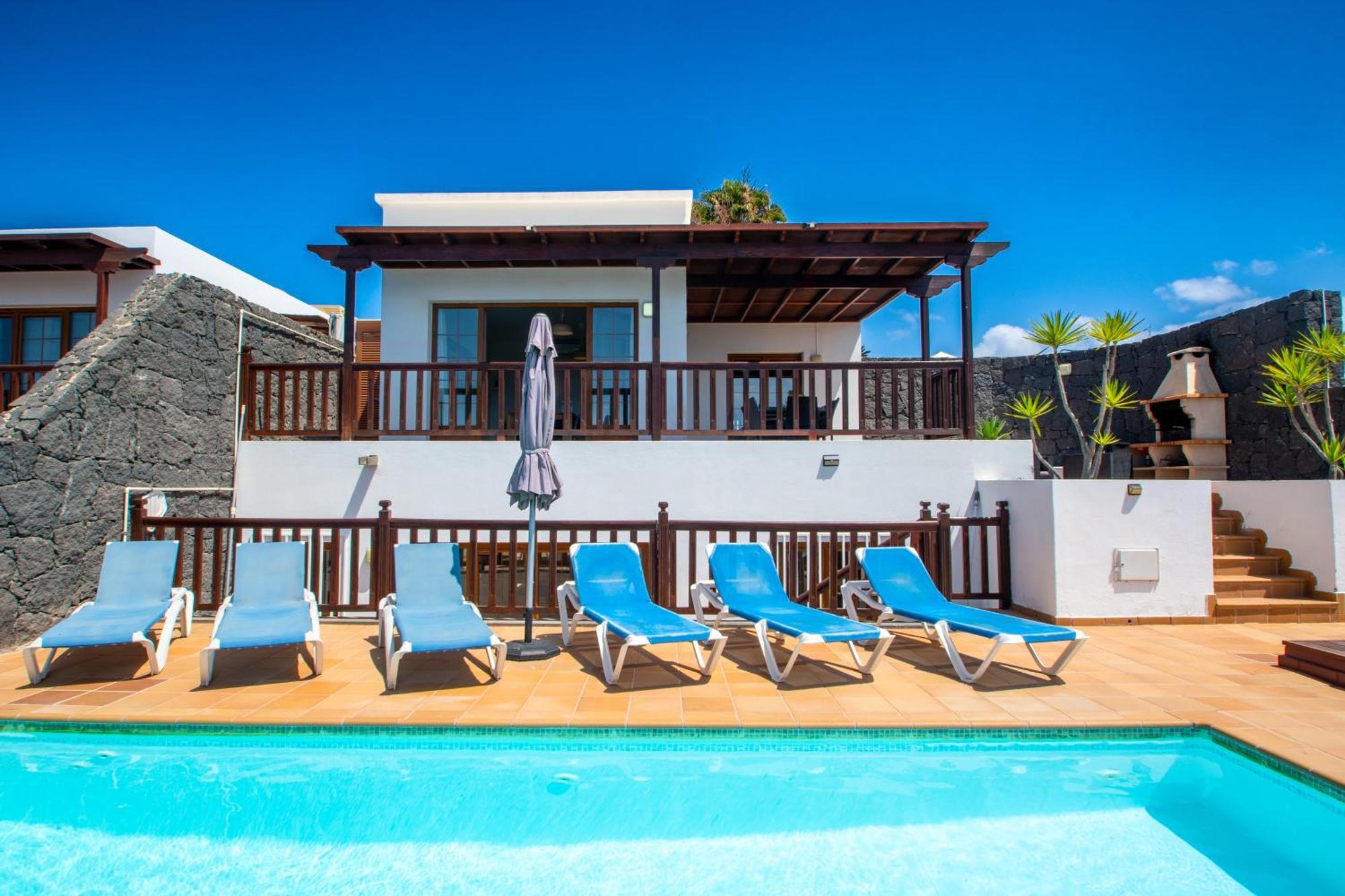Playa Blanca Vista Lobos Villa With Sea View ภายนอก รูปภาพ